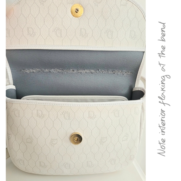 Authentic DIOR Set Honeycomb Versatile Shoulder Crossbody Pochette Wallet 2pc - Picture 11 of 16